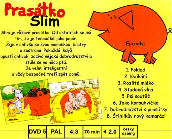 Prasátko Slim DVD 3. díl