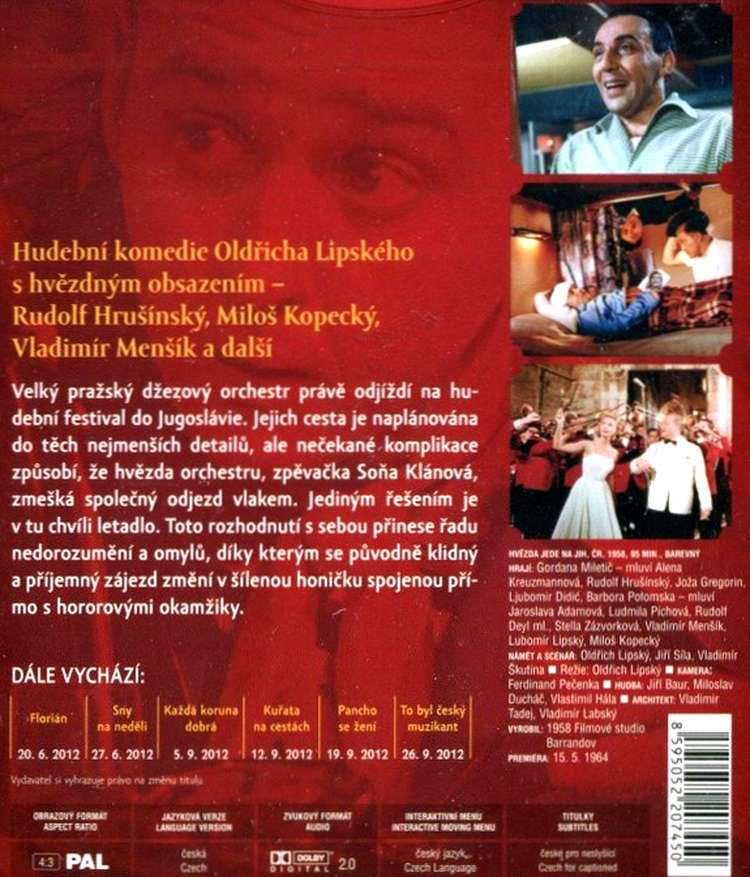 Hvězda jede na jih DVD